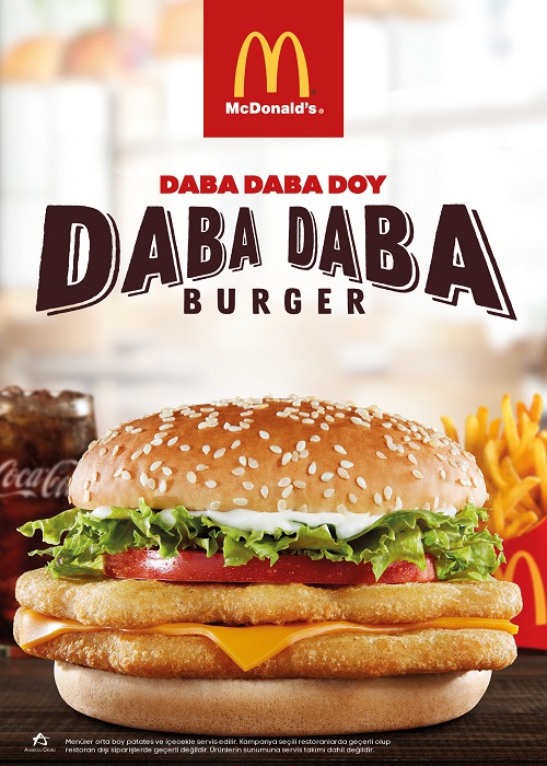 McDonald’s’tan Daba Daba Burger!