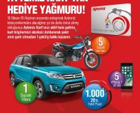 Aytemiz Kart Sahipleri Çekilişle Otomobil ve Motosiklet Kazanma Şansı Yakalıyor