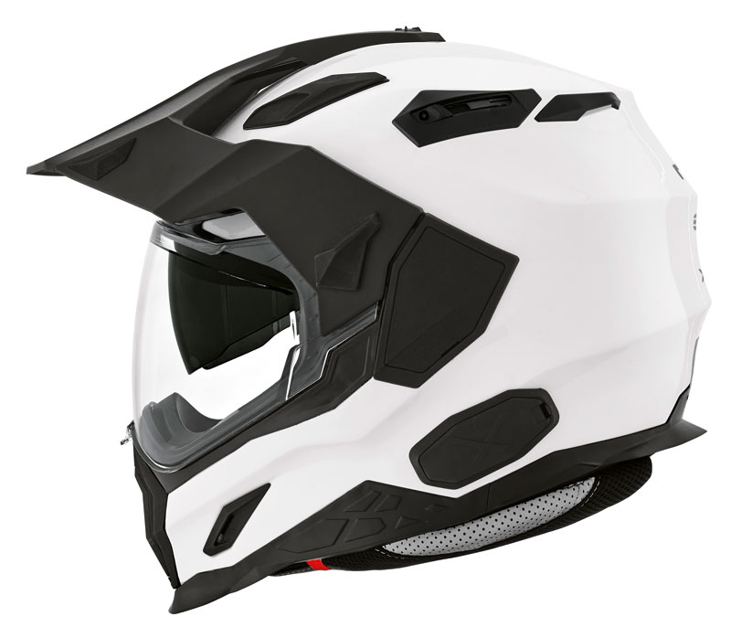 MOTOMAX NEXX X.D1 Plain Kutup Beyazı Dual Kask