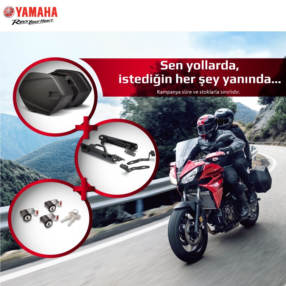 Yamaha Tracer700 Yan Çanta Kampanyası