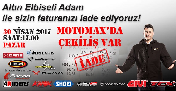 Motomax’da Çekiliş Var