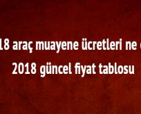 2018 Motosiklet muayene ücretleri ne kadar?