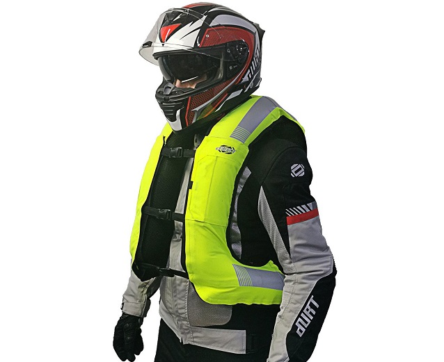 Motosiklet İçin Hava Yastıklı Yelek (%100 Yerli Malı)