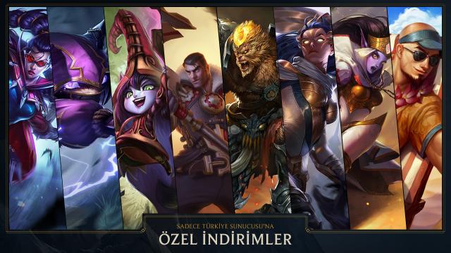 League of Legends  Türkiye Sunucusu’na Özel İndirimler Devam Ediyor!