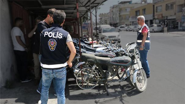 Motosikletlere yönelik uygulama gerçekleştiriliyor.