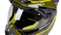 Klim Krios Pro Karbon Adv Motosiklet Kaski (Yesil/Sari)