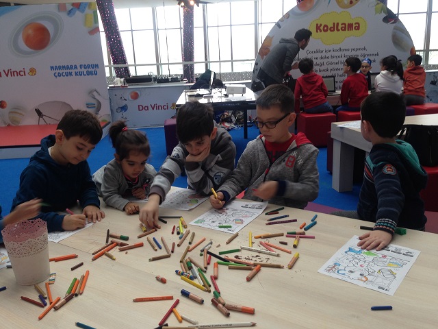 Da Vinci Learning’in Robotik Planet Atölyeleri Marmara Forum’da!