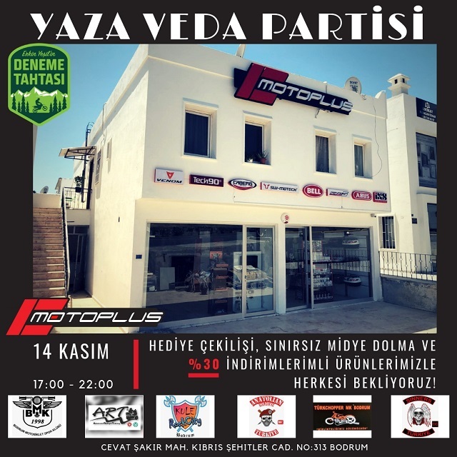 Motoplus Bodrum Yaza Veda Partisi