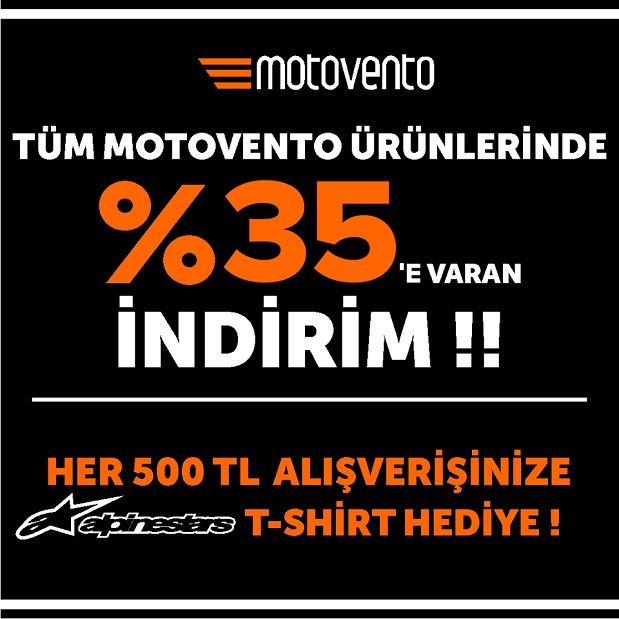 Motovento’da Motobike Fuarına Özel İndirim
