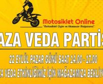 Motosiklet Online YAZA VEDA partisine davetlisiniz!